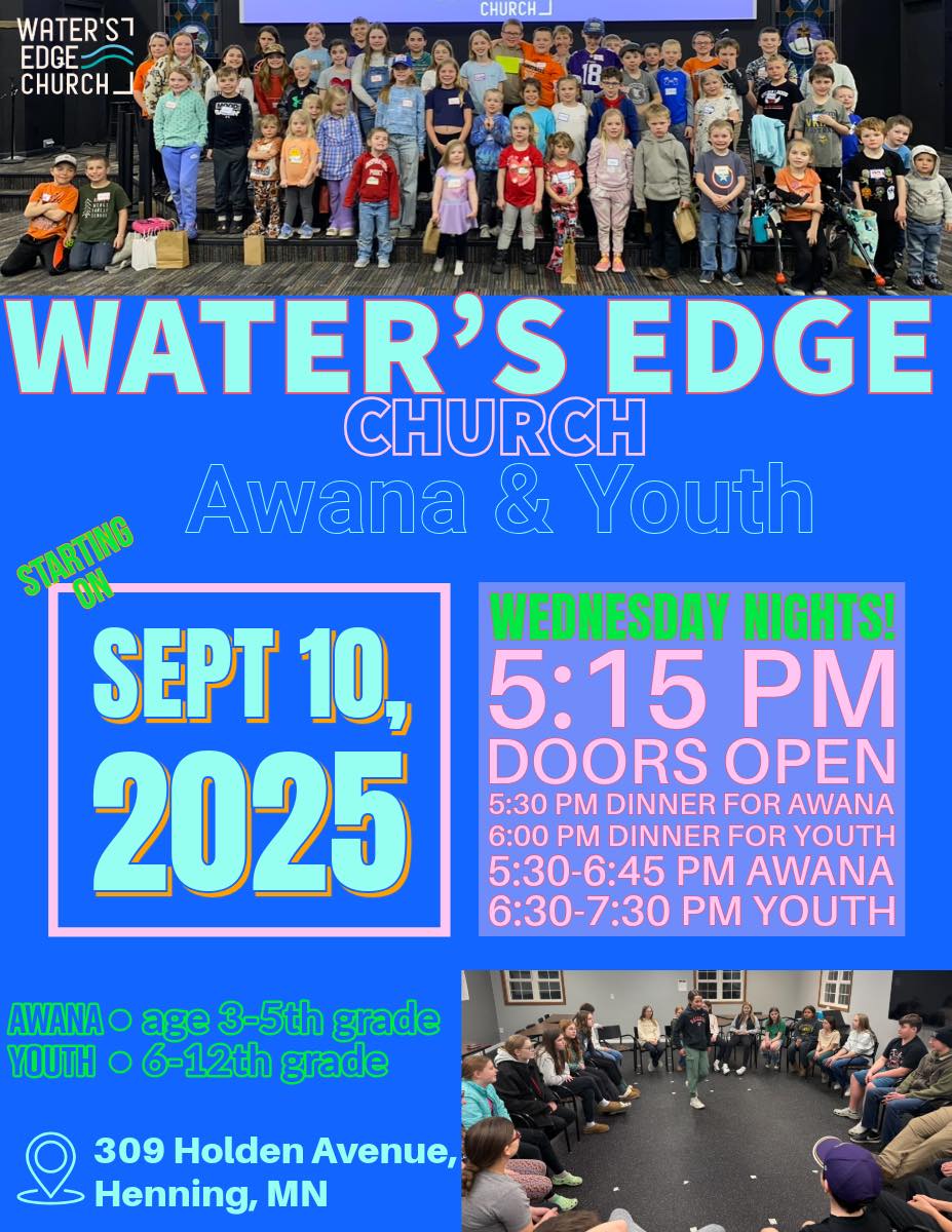AWANA & Youth Group Start Sept. 10