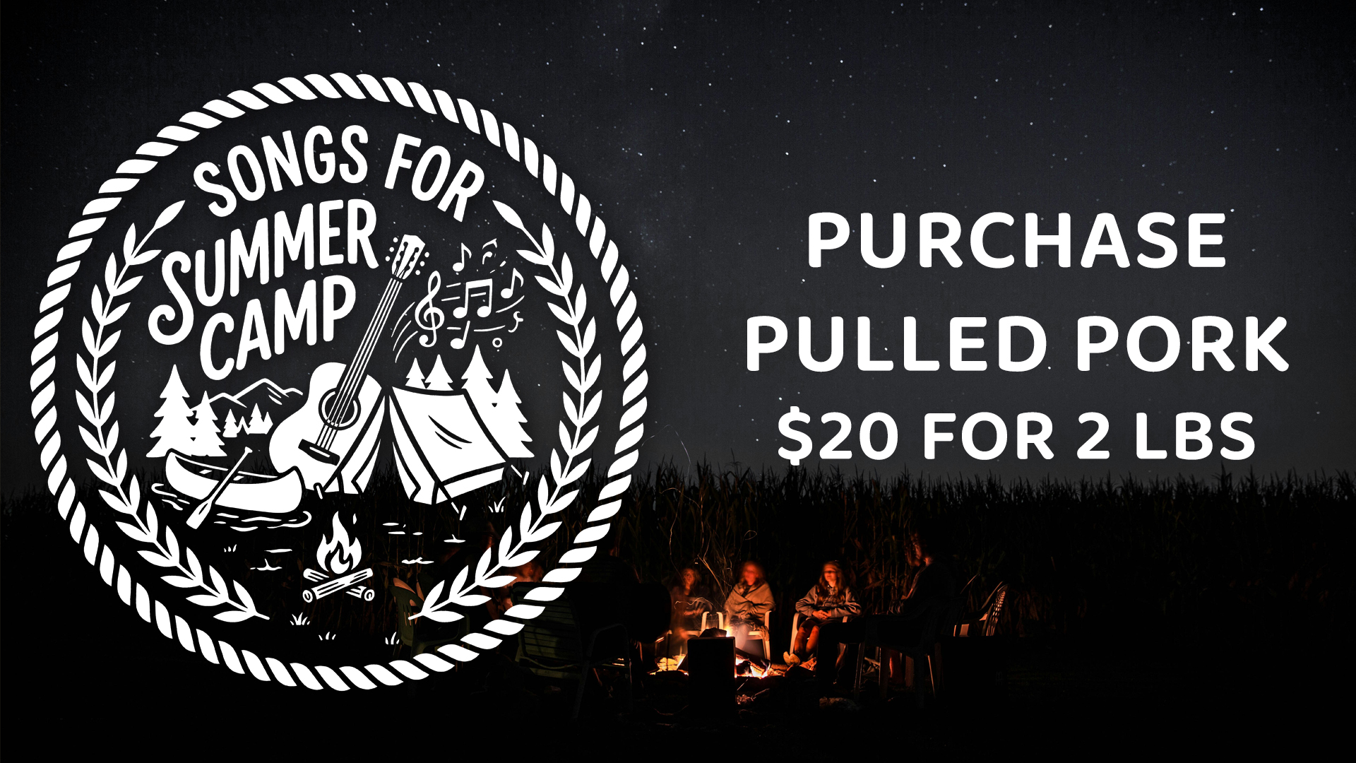 Summer Camp Pulled Pork Fundraiser