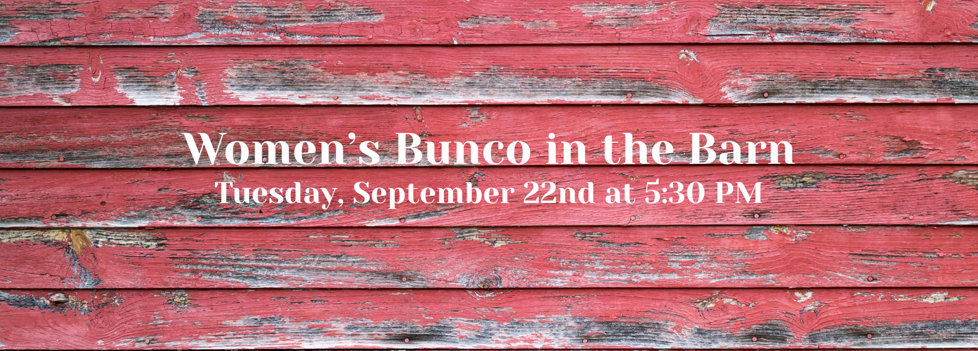 Women's Bunco in the Barn